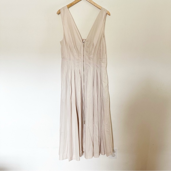 Anthropologie By Anthropologie Sleeveless V-Neck Corset Midi Dress - Picture 4 of 8